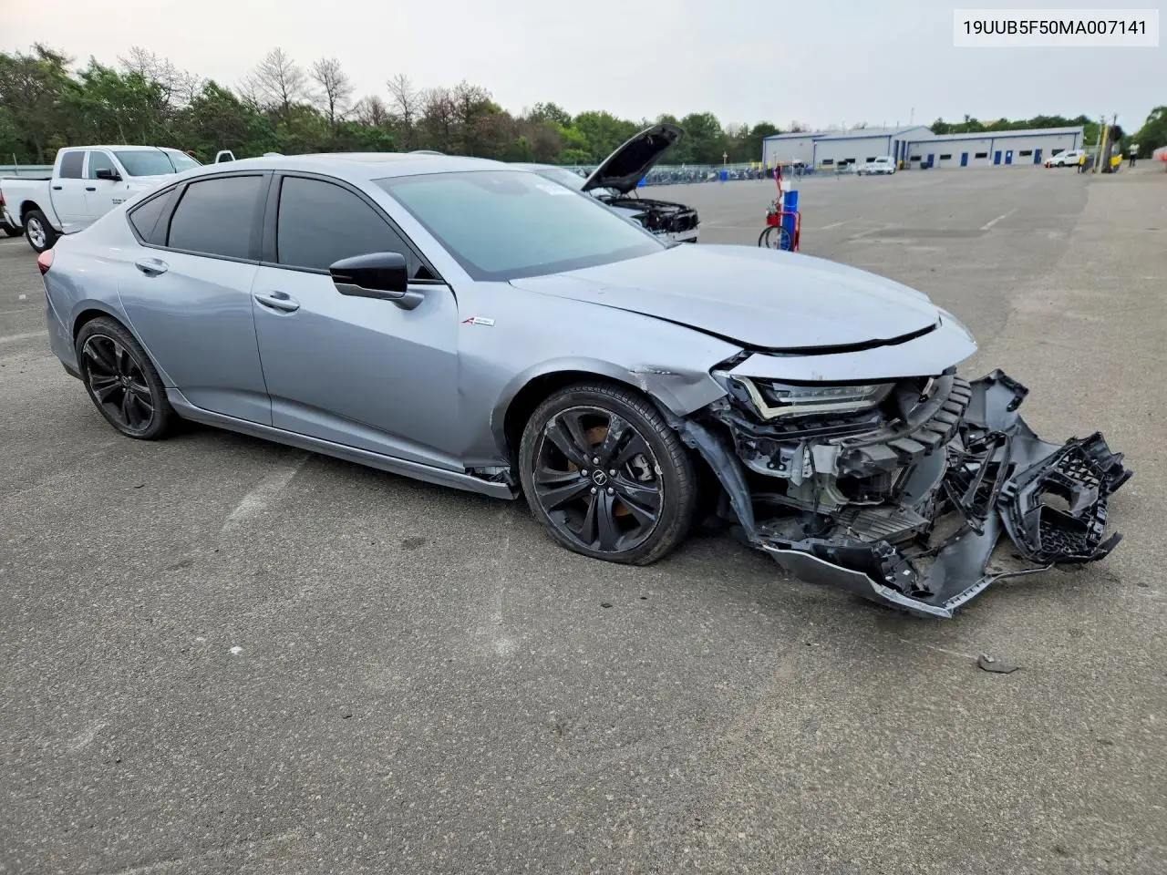 2021 Acura Tlx Tech A VIN: 19UUB5F50MA007141 Lot: 61576066