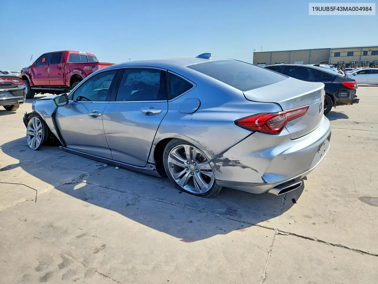 2021 Acura Tlx Technology VIN: 19UUB5F43MA004984 Lot: 62069716