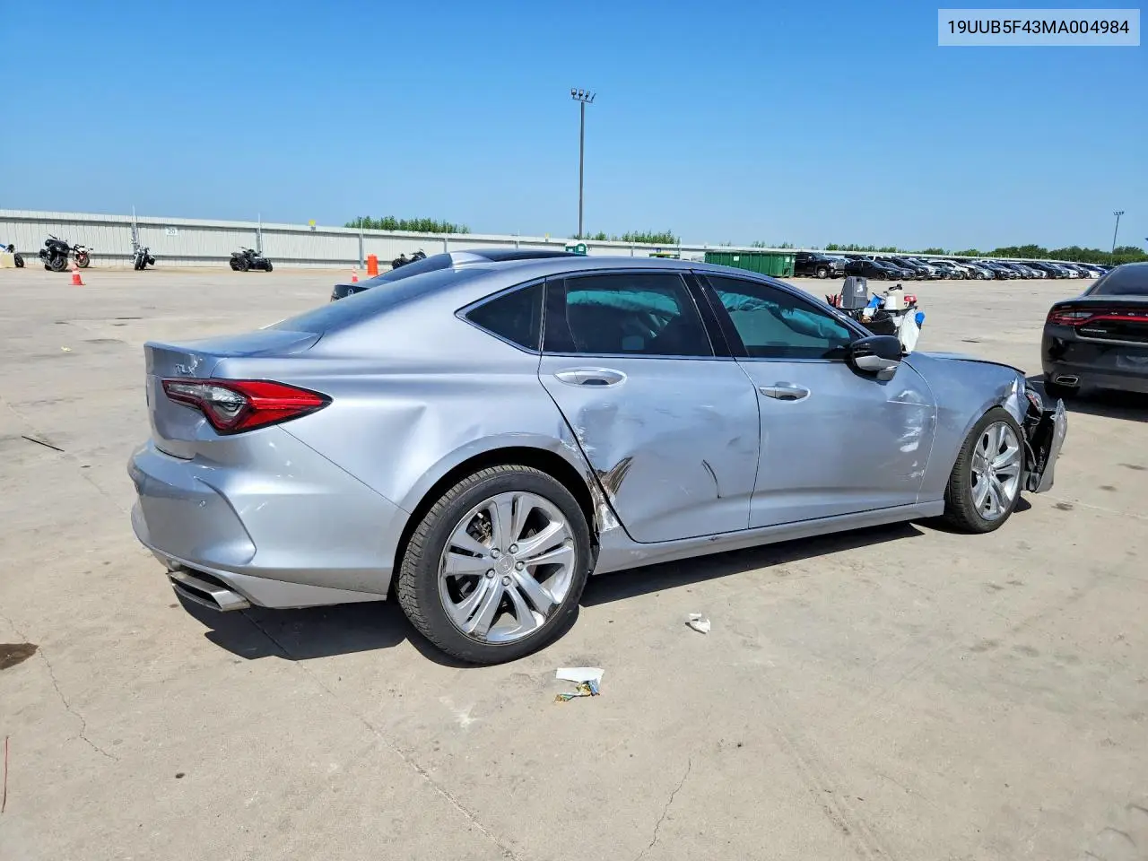 2021 Acura Tlx Technology VIN: 19UUB5F43MA004984 Lot: 62069716