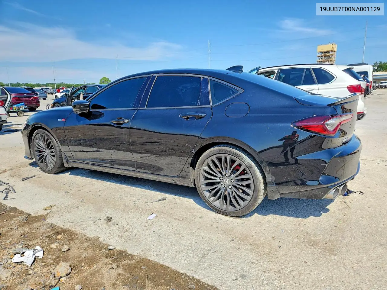 2022 Acur Tlx VIN: 19UUB7F00NA001129 Lot: 58053046