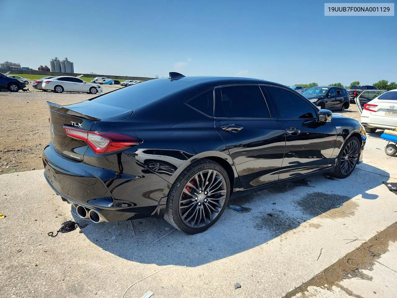 2022 Acur Tlx VIN: 19UUB7F00NA001129 Lot: 58053046