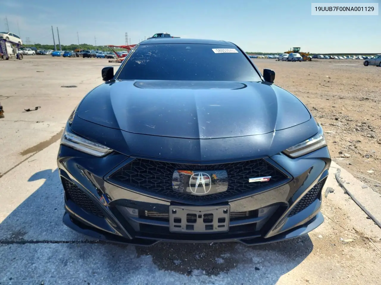 2022 Acur Tlx VIN: 19UUB7F00NA001129 Lot: 58053046