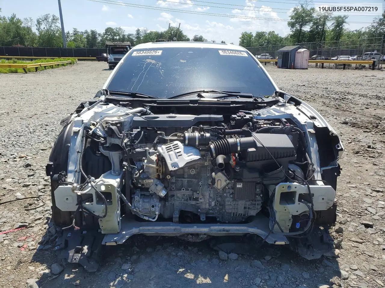 2023 Acura Tlx Tech A VIN: 19UUB5F55PA007219 Lot: 56346626