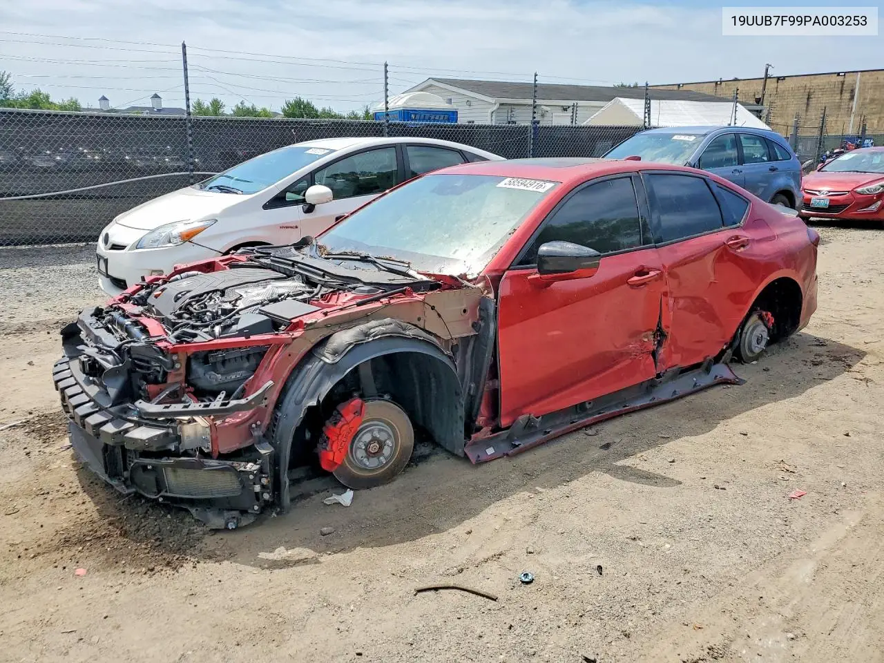 2023 Acura Tlx Type S VIN: 19UUB7F99PA003253 Lot: 58594916