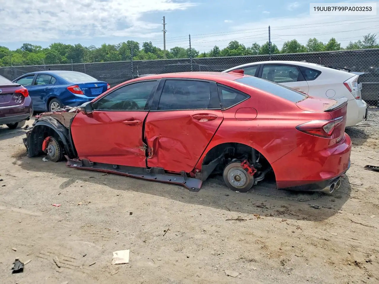 2023 Acura Tlx Type S VIN: 19UUB7F99PA003253 Lot: 58594916
