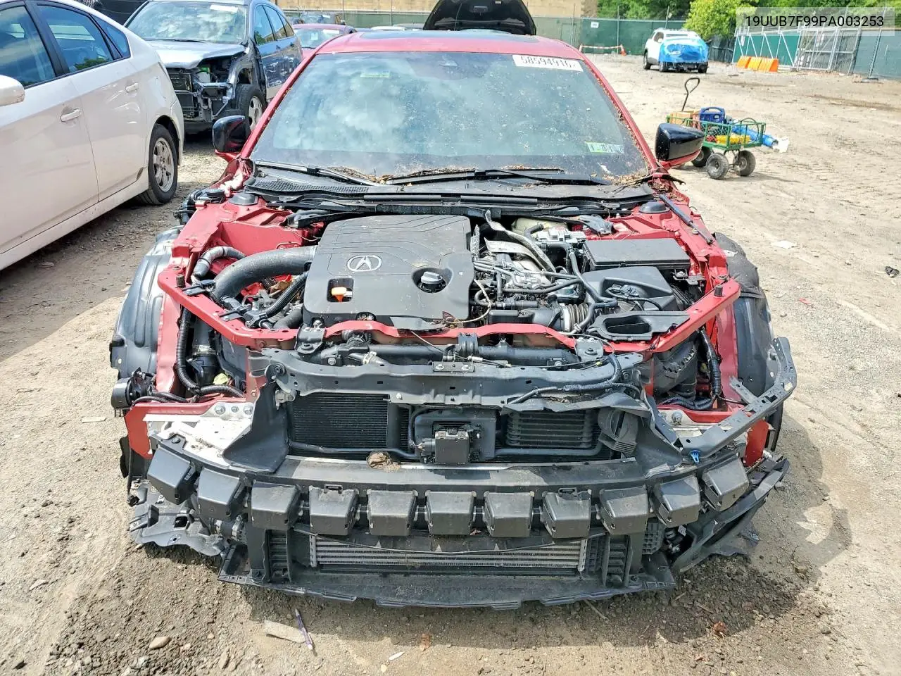 2023 Acura Tlx Type S VIN: 19UUB7F99PA003253 Lot: 58594916