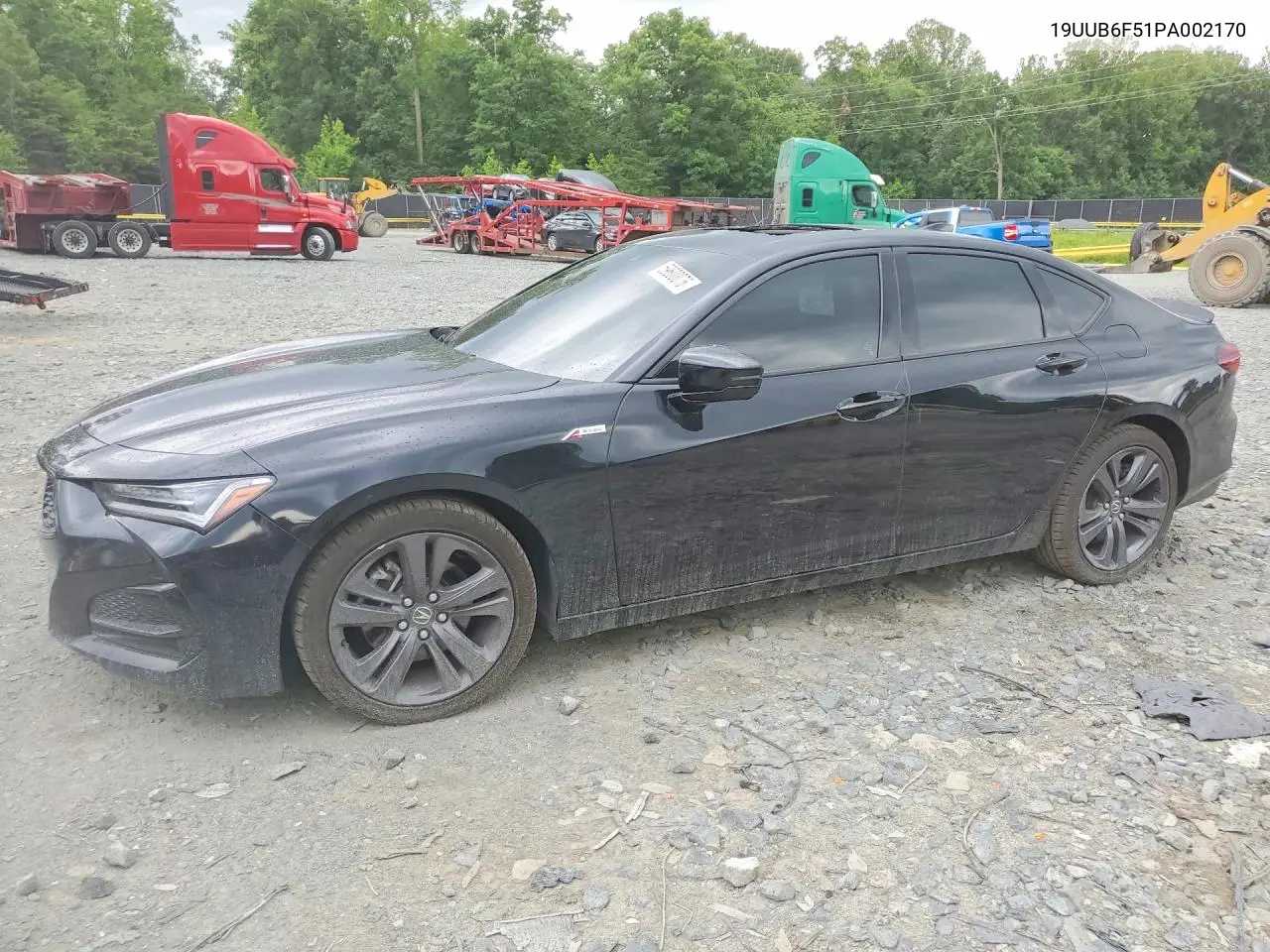 2023 Acura Tlx A-Spec VIN: 19UUB6F51PA002170 Lot: 59600076