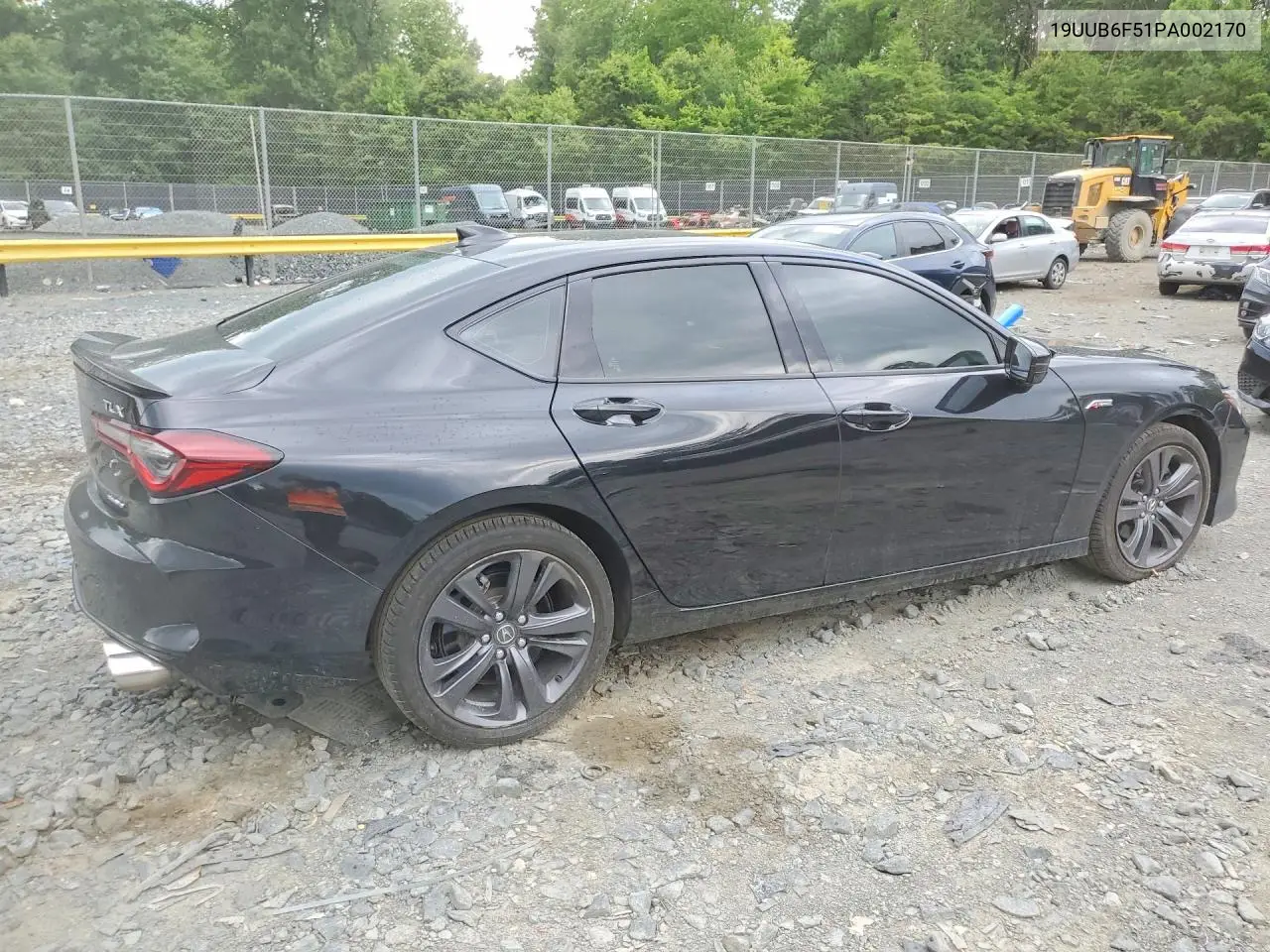 2023 Acura Tlx A-Spec VIN: 19UUB6F51PA002170 Lot: 59600076