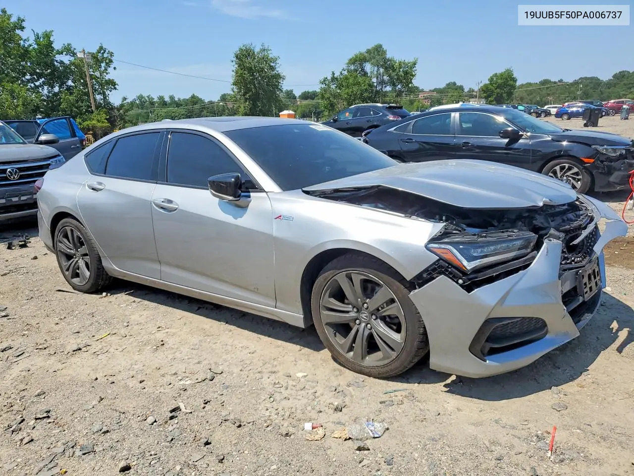 2023 Acura Tlx Tech A VIN: 19UUB5F50PA006737 Lot: 60351196