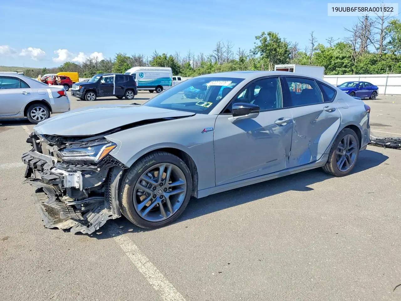 2024 Acura Tlx A-Spec VIN: 19UUB6F58RA001522 Lot: 60201026