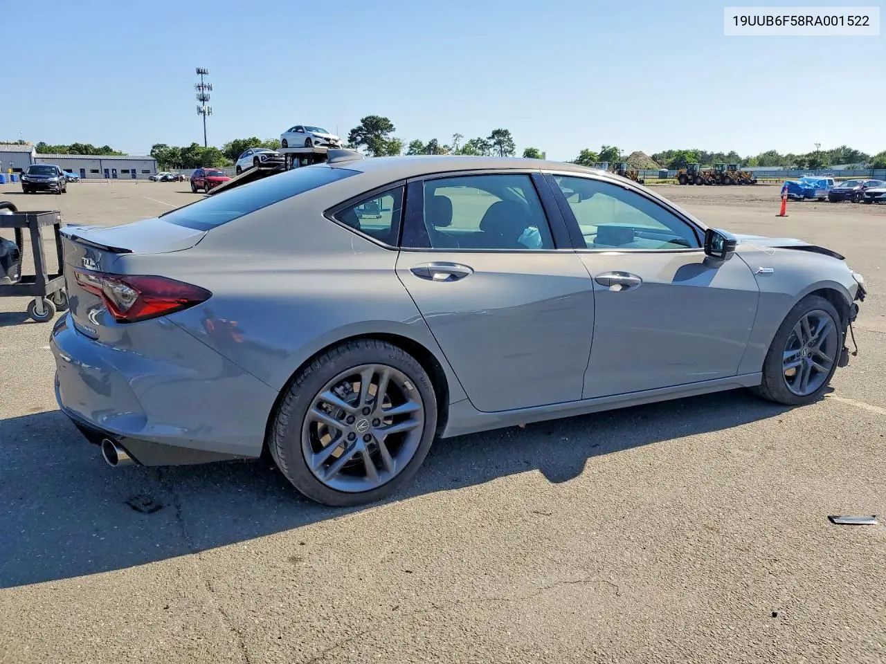 2024 Acura Tlx A-Spec VIN: 19UUB6F58RA001522 Lot: 60201026