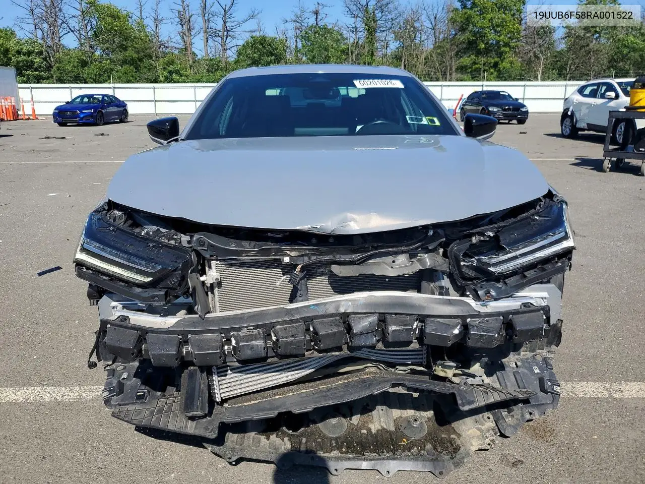2024 Acura Tlx A-Spec VIN: 19UUB6F58RA001522 Lot: 60201026