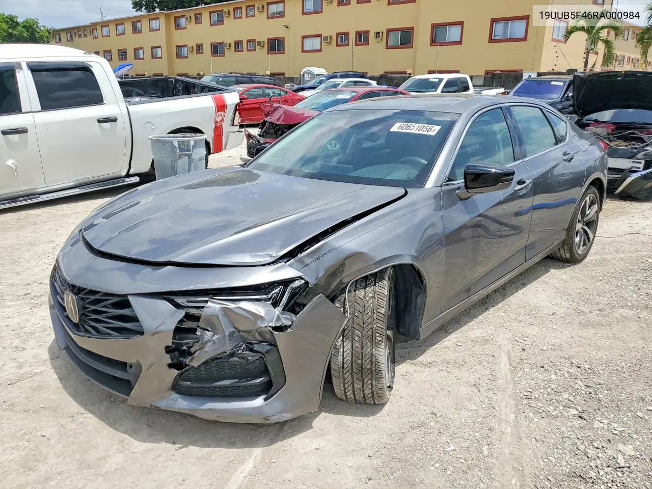 2024 Acura Tlx Technology VIN: 19UUB5F46RA000984 Lot: 60651056