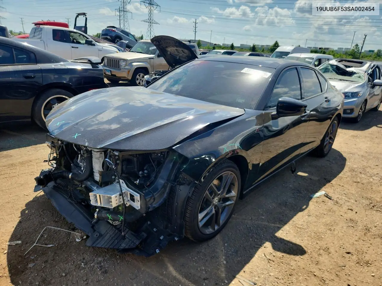2025 Acura Tlx A-Spec VIN: 19UUB6F53SA002454 Lot: 59327886