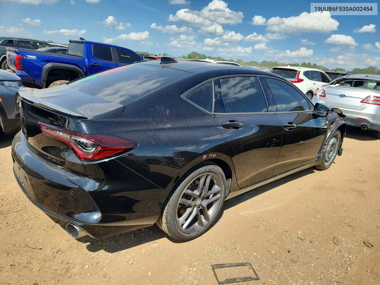 2025 Acura Tlx A-Spec VIN: 19UUB6F53SA002454 Lot: 59327886