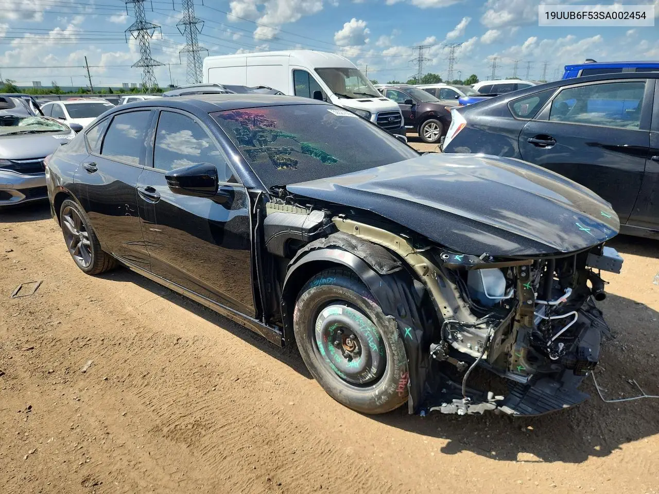 2025 Acura Tlx A-Spec VIN: 19UUB6F53SA002454 Lot: 59327886