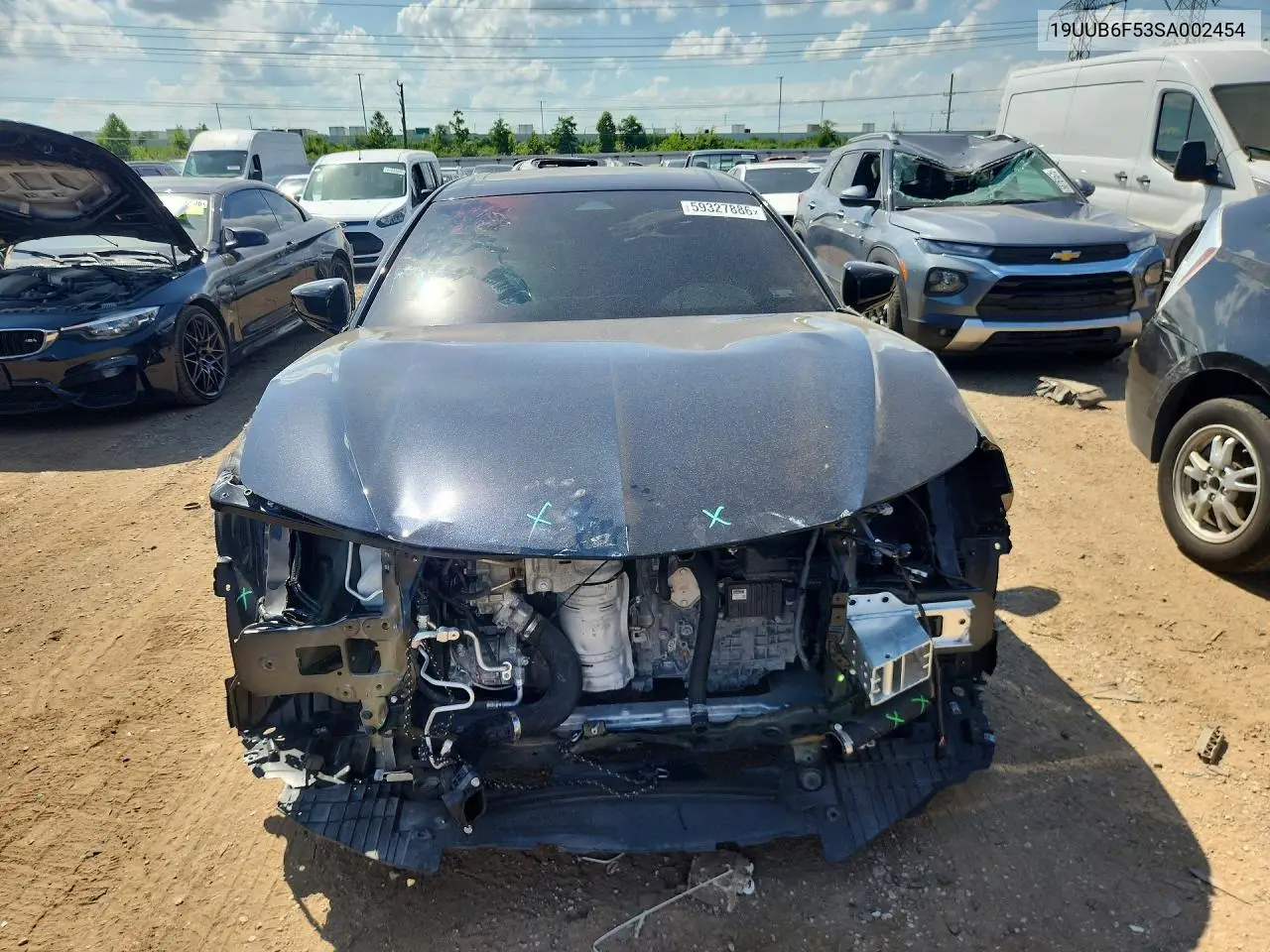 2025 Acura Tlx A-Spec VIN: 19UUB6F53SA002454 Lot: 59327886