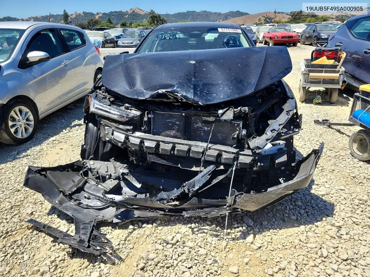 2025 Acura Tlx Technology VIN: 19UUB5F49SA000905 Lot: 61741986