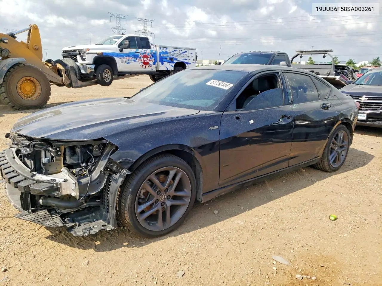 2025 Acura Tlx A-Spec VIN: 19UUB6F58SA003261 Lot: 61750446