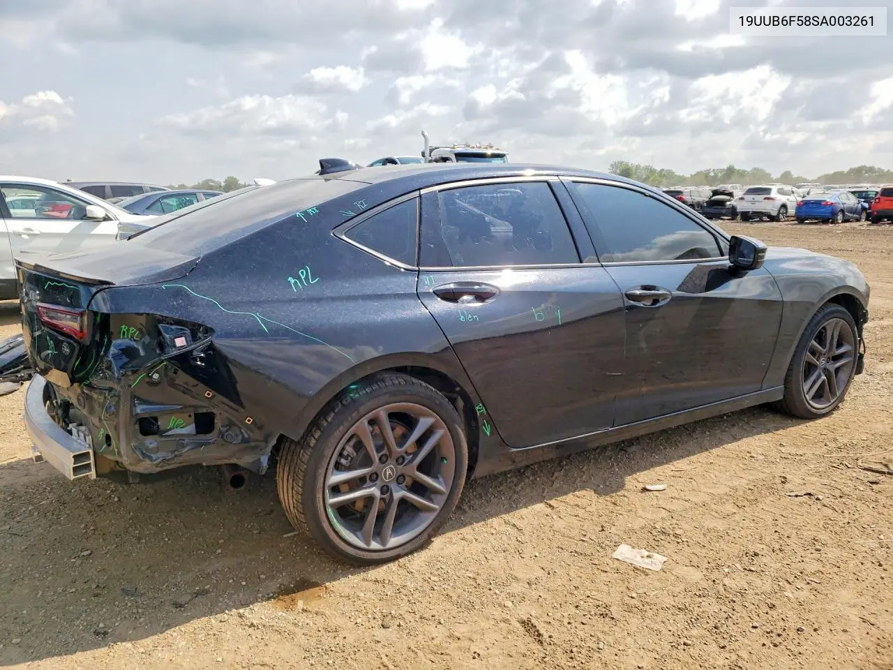 2025 Acura Tlx A-Spec VIN: 19UUB6F58SA003261 Lot: 61750446
