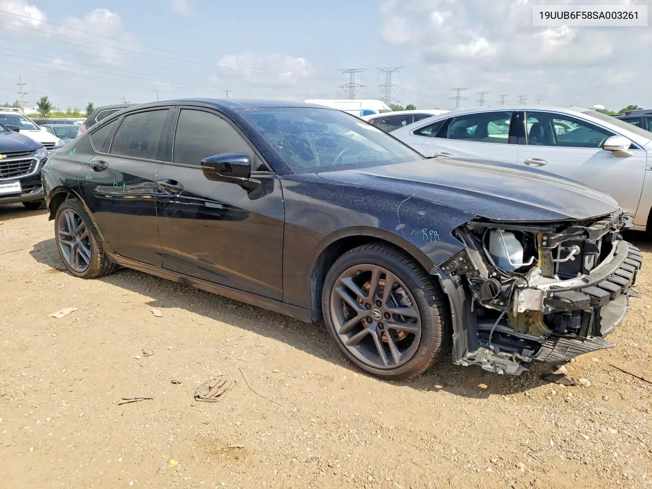 2025 Acura Tlx A-Spec VIN: 19UUB6F58SA003261 Lot: 61750446
