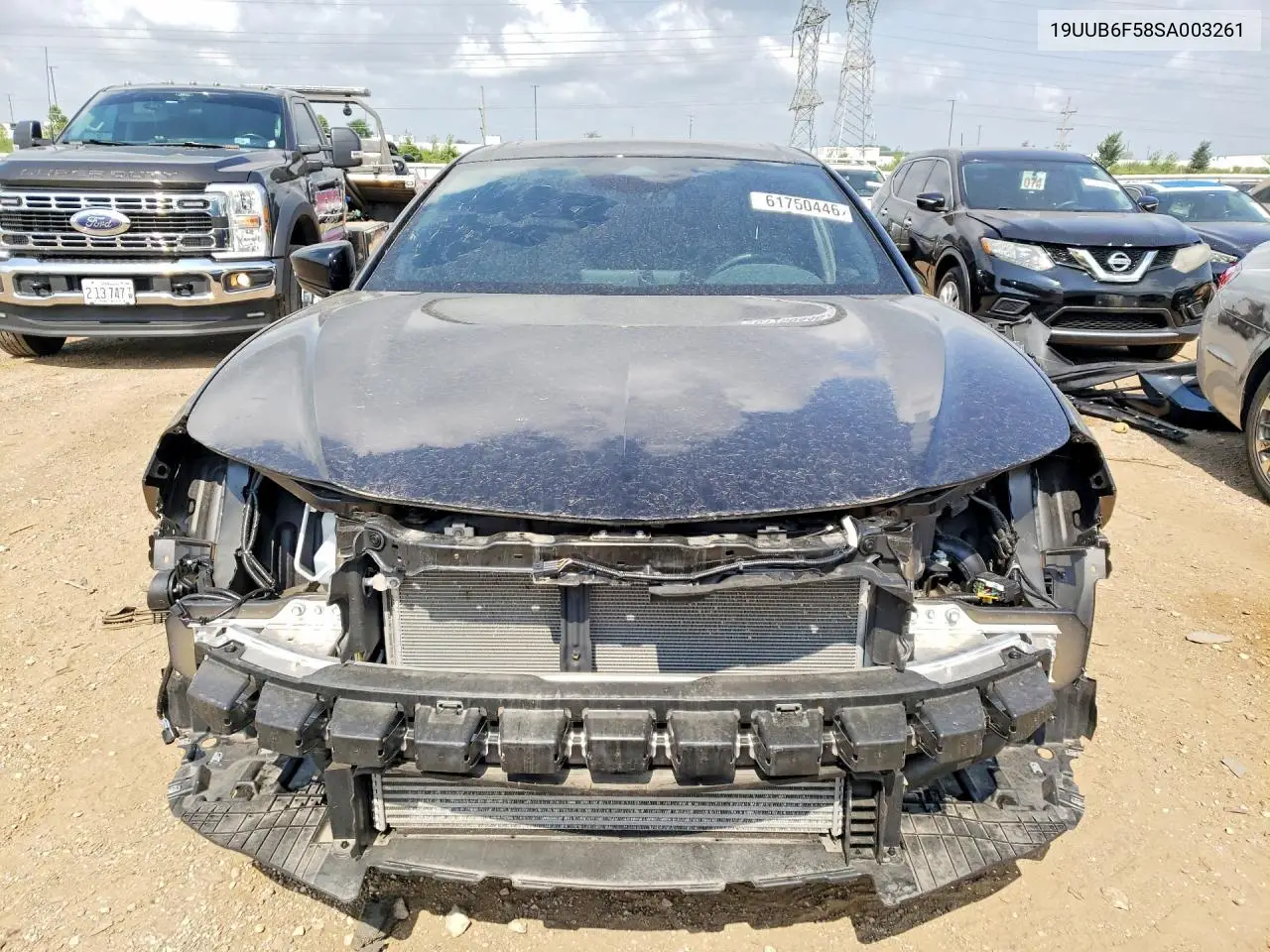 2025 Acura Tlx A-Spec VIN: 19UUB6F58SA003261 Lot: 61750446