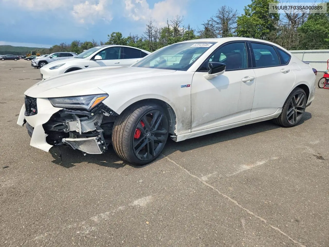 2025 Acura Tlx Type S VIN: 19UUB7F03SA000889 Lot: 62043536