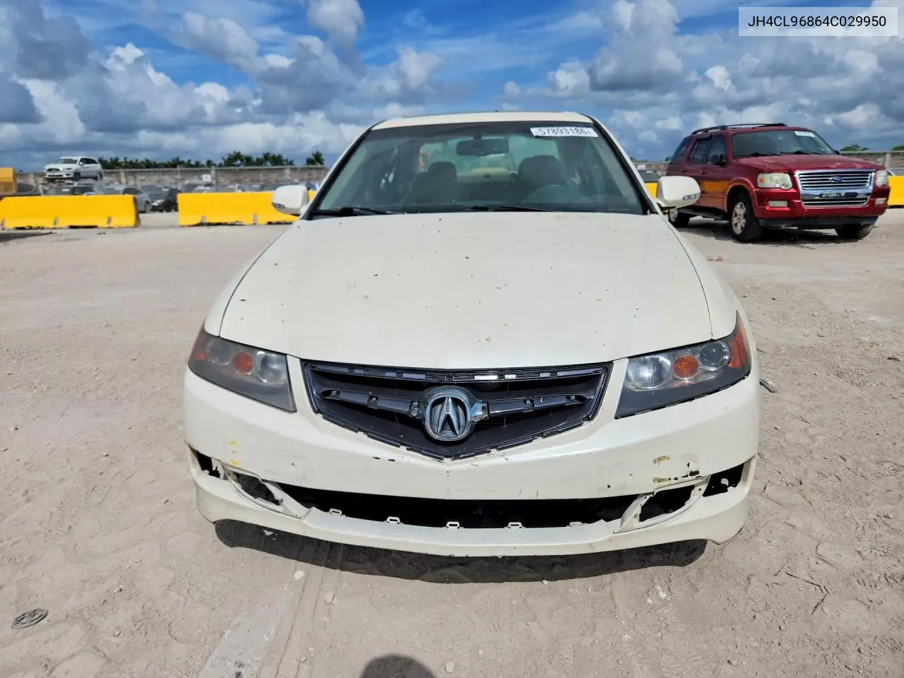 2004 Acura Tsx VIN: JH4CL96864C029950 Lot: 57893186