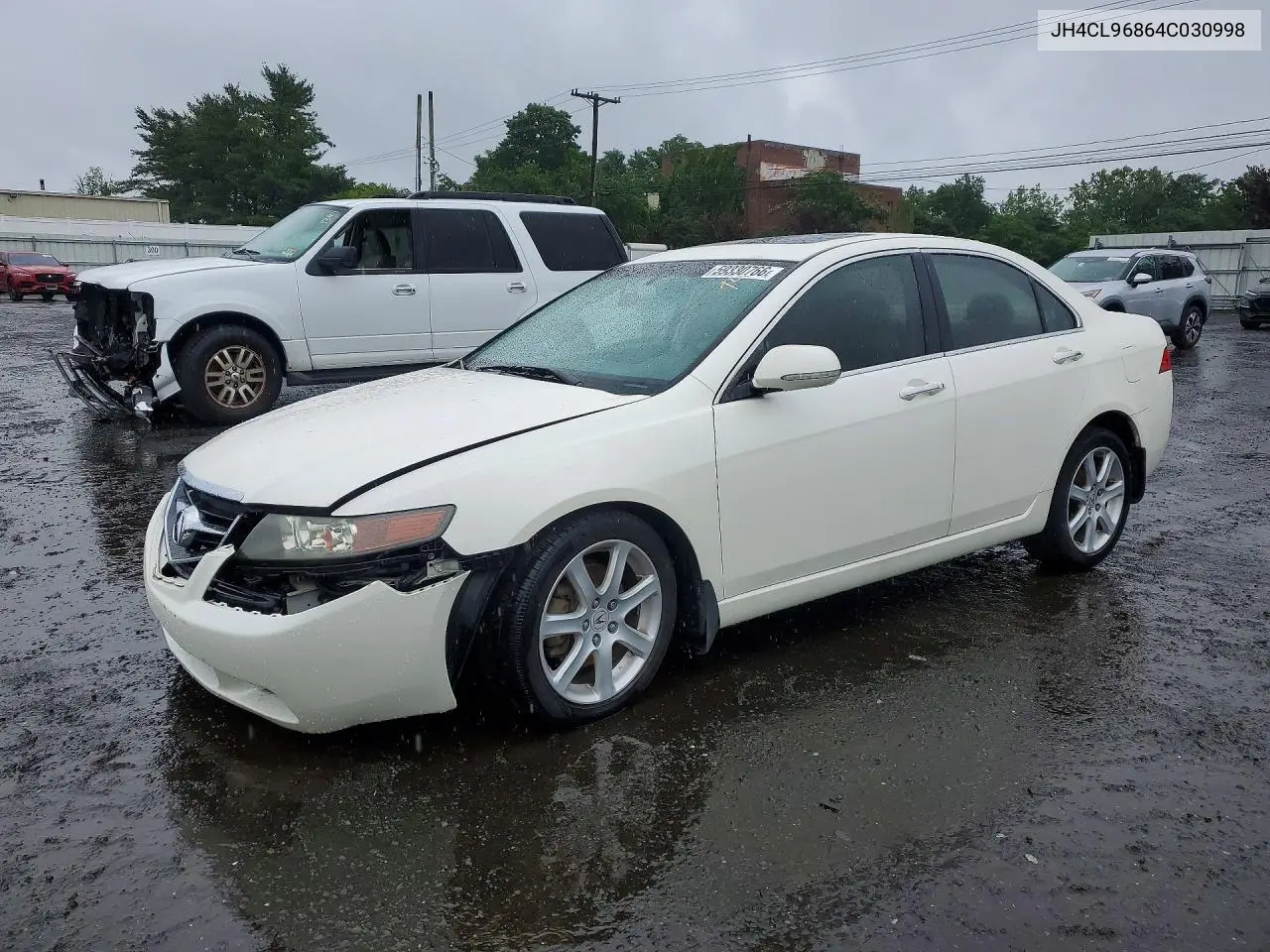 2004 Acura Tsx VIN: JH4CL96864C030998 Lot: 59330766