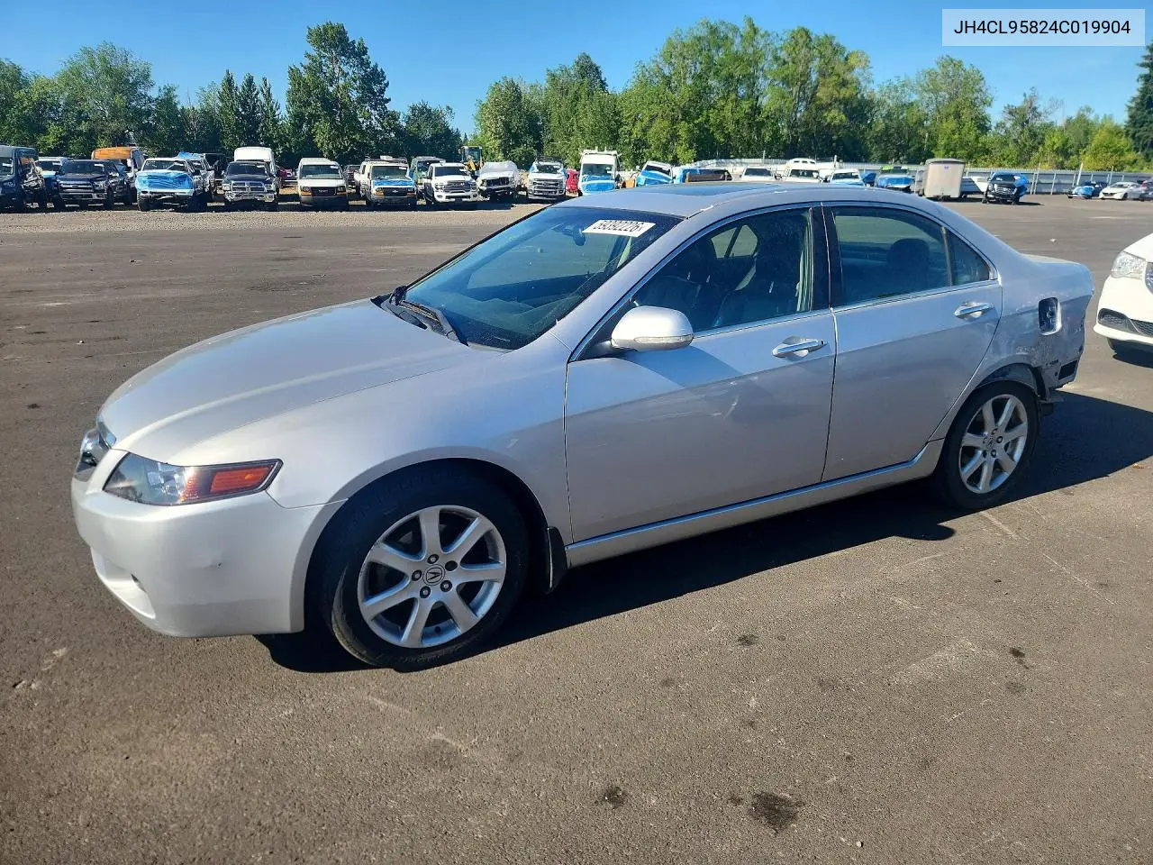 2004 Acura Tsx VIN: JH4CL95824C019904 Lot: 59392226