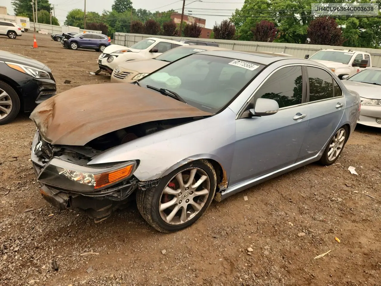 2004 Acura Tsx VIN: JH4CL96864C003638 Lot: 60775566