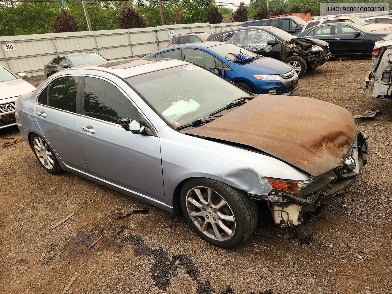 2004 Acura Tsx VIN: JH4CL96864C003638 Lot: 60775566
