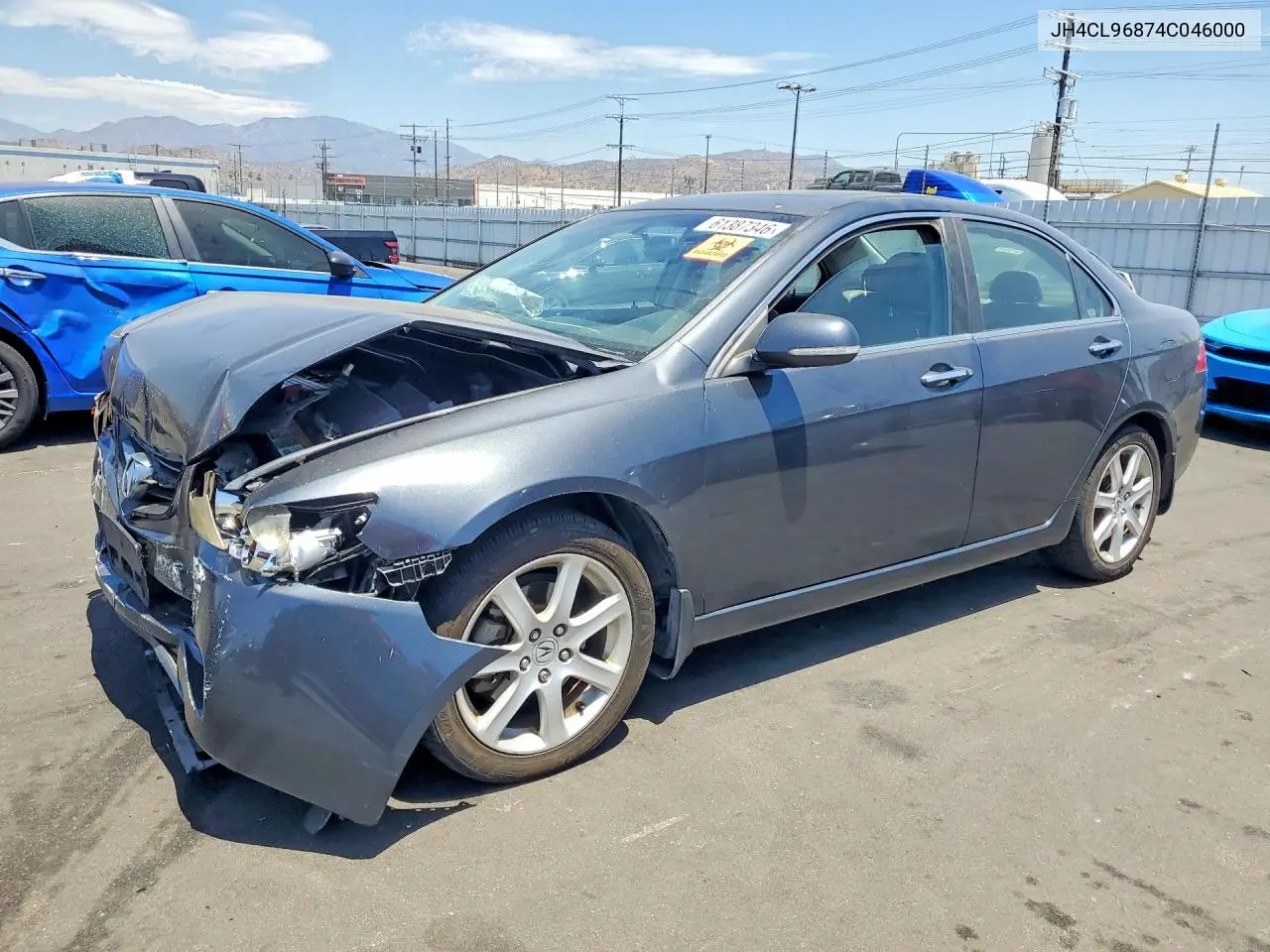 2004 Acura Tsx VIN: JH4CL96874C046000 Lot: 61387346
