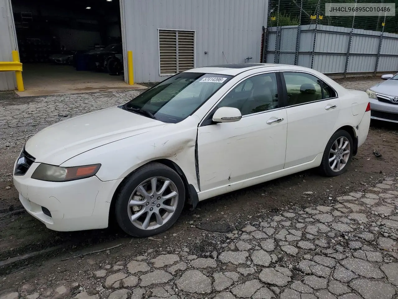 2005 Acura Tsx VIN: JH4CL96895C010486 Lot: 57414396