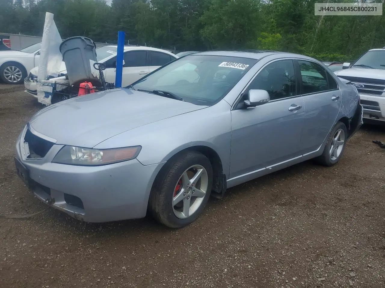 2005 Acura Tsx VIN: JH4CL96845C800231 Lot: 58943136