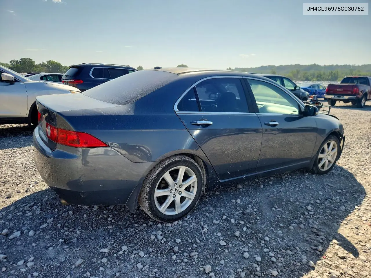 2005 Acura Tsx VIN: JH4CL96975C030762 Lot: 59181036