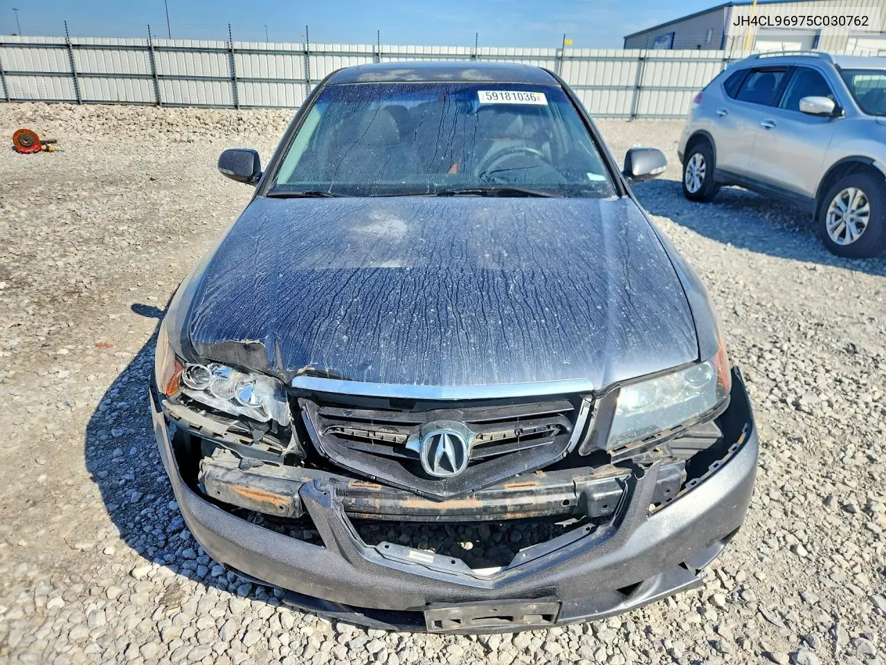 2005 Acura Tsx VIN: JH4CL96975C030762 Lot: 59181036
