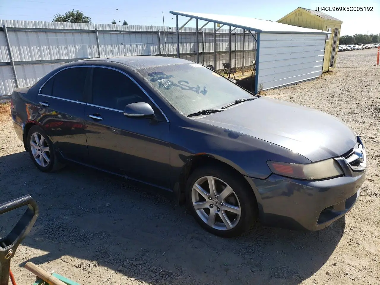 2005 Acura Tsx VIN: JH4CL969X5C005192 Lot: 59914426