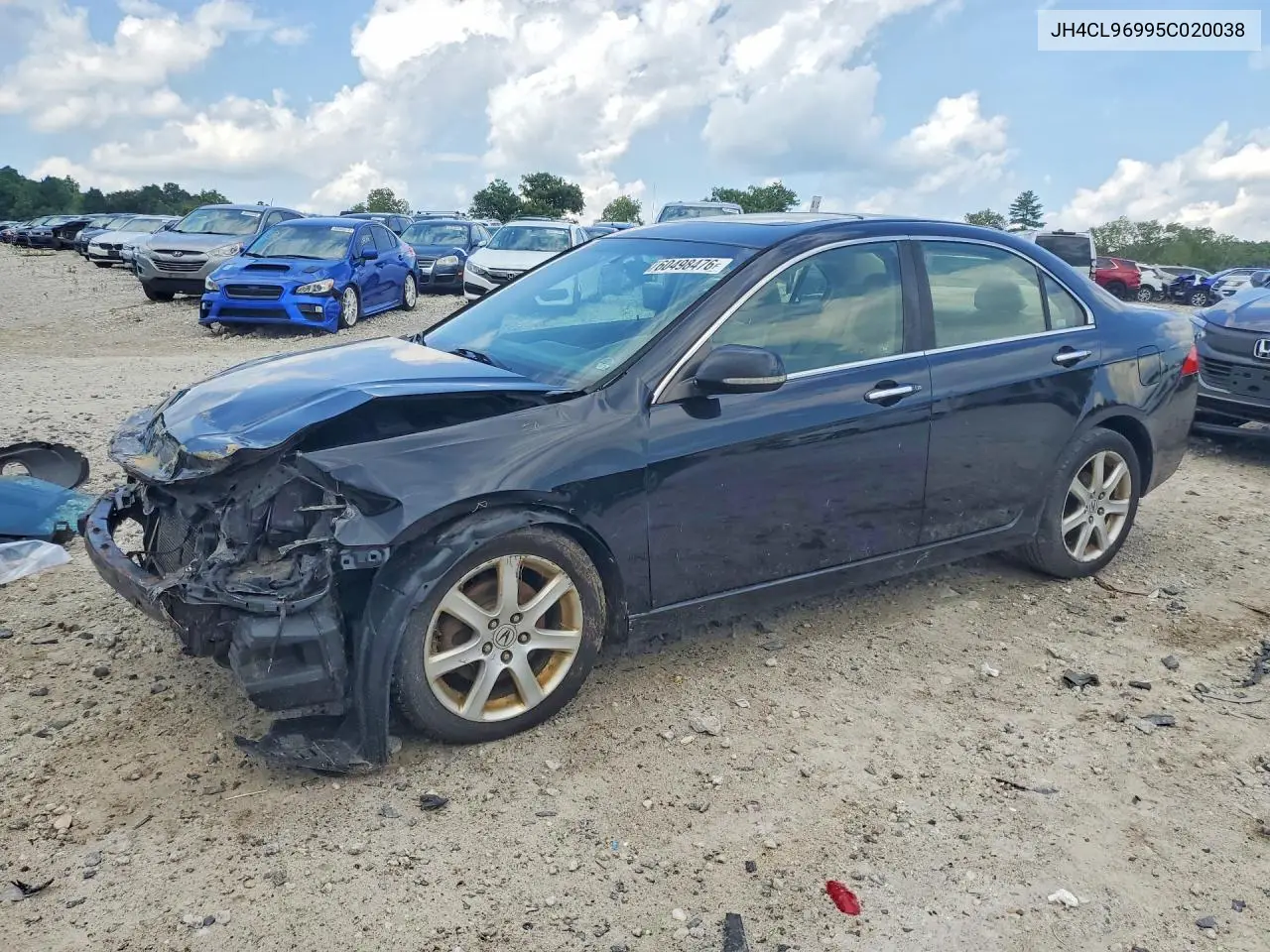 2005 Acura Tsx VIN: JH4CL96995C020038 Lot: 60498476