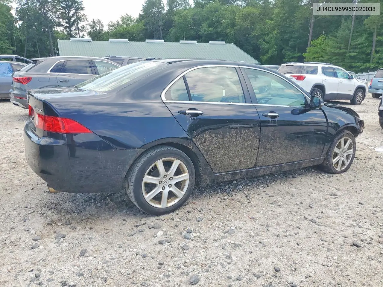 2005 Acura Tsx VIN: JH4CL96995C020038 Lot: 60498476