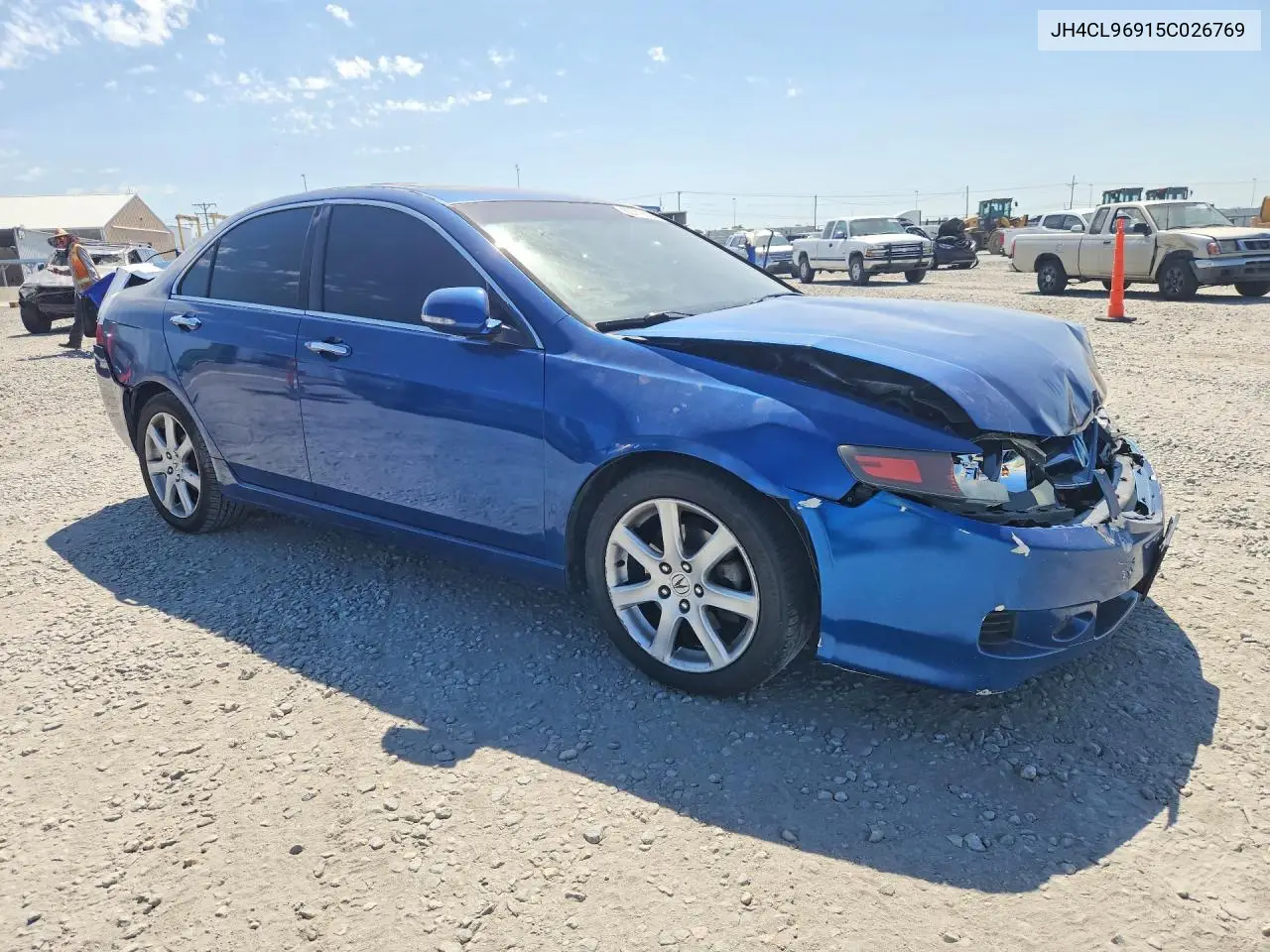 2005 Acura Tsx VIN: JH4CL96915C026769 Lot: 60718626