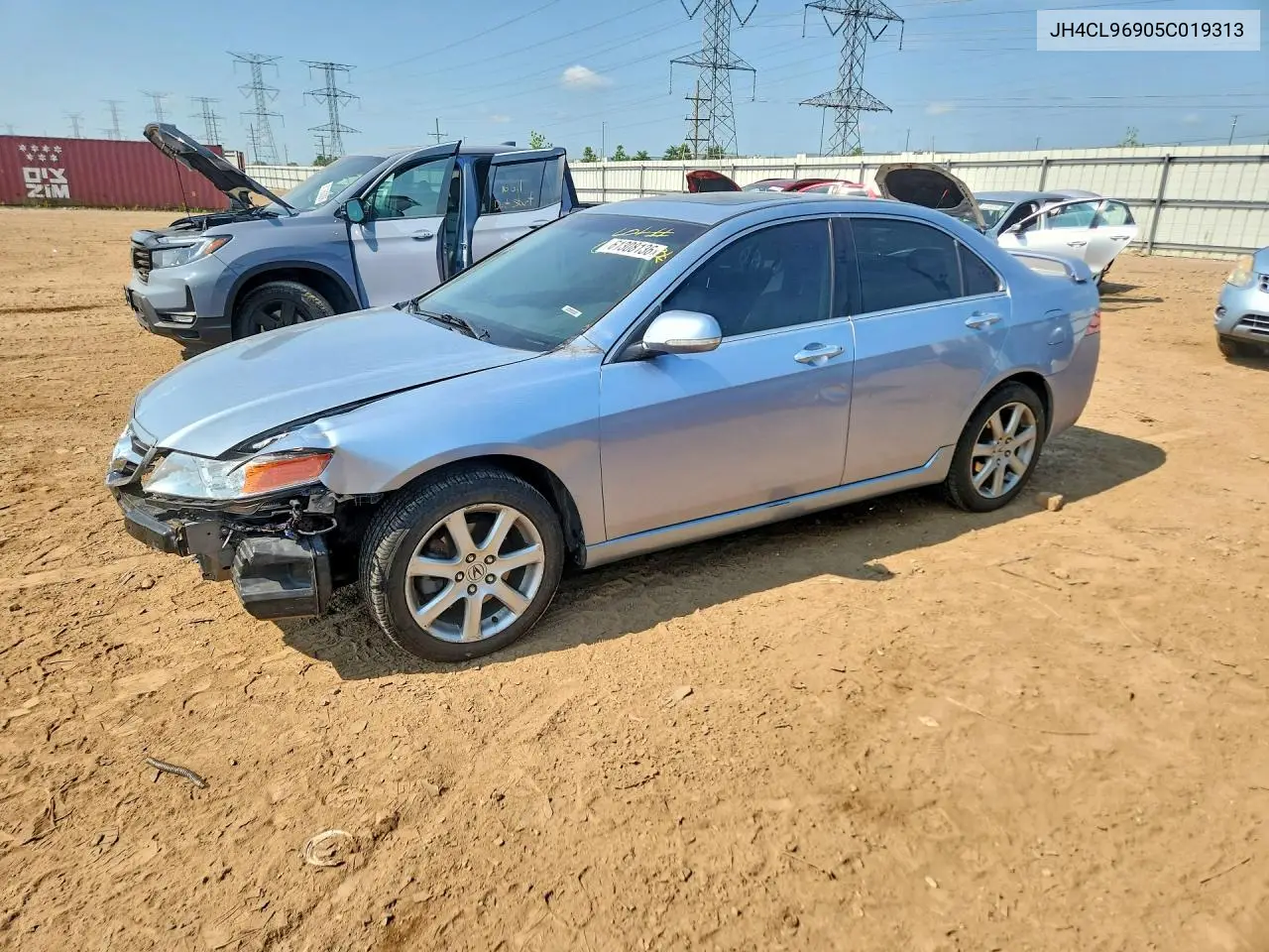 2005 Acura Tsx VIN: JH4CL96905C019313 Lot: 61308136