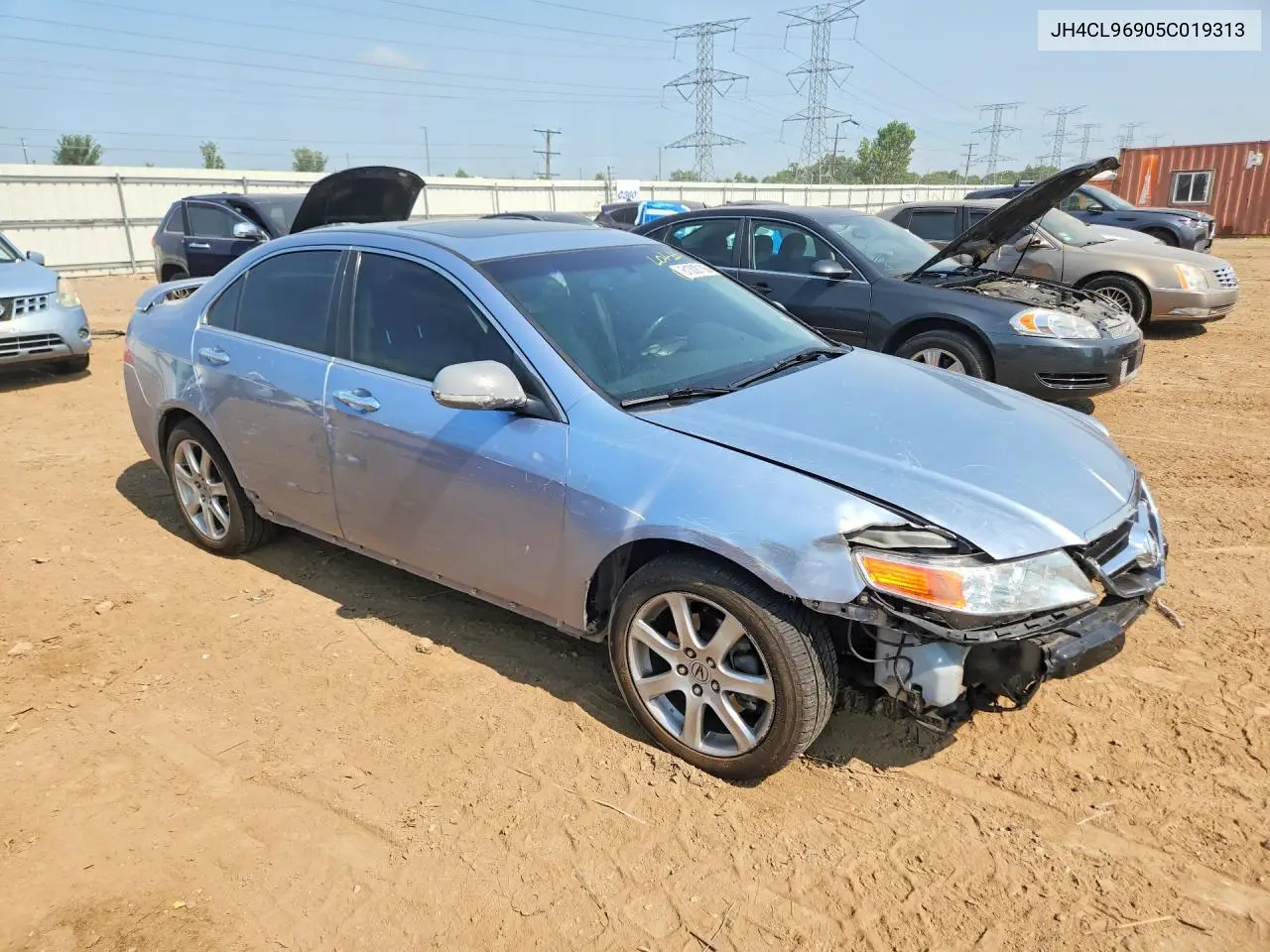 2005 Acura Tsx VIN: JH4CL96905C019313 Lot: 61308136