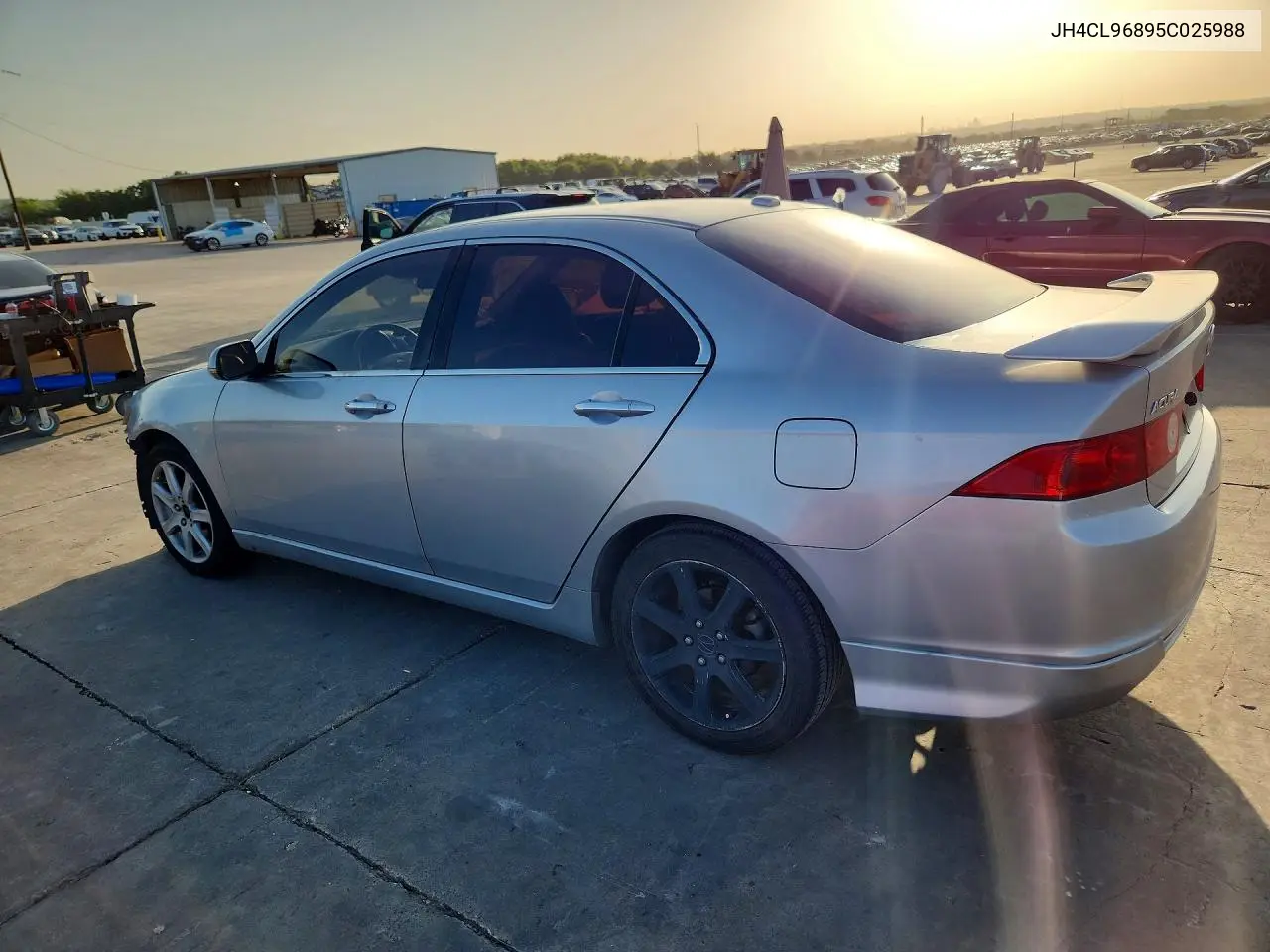 2005 Acura Tsx VIN: JH4CL96895C025988 Lot: 61754396