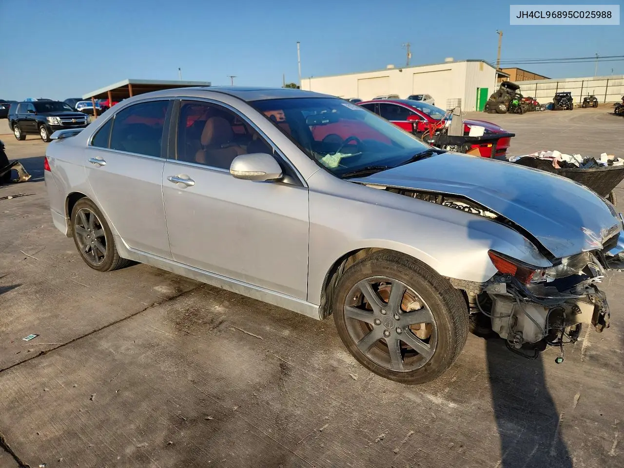 2005 Acura Tsx VIN: JH4CL96895C025988 Lot: 61754396