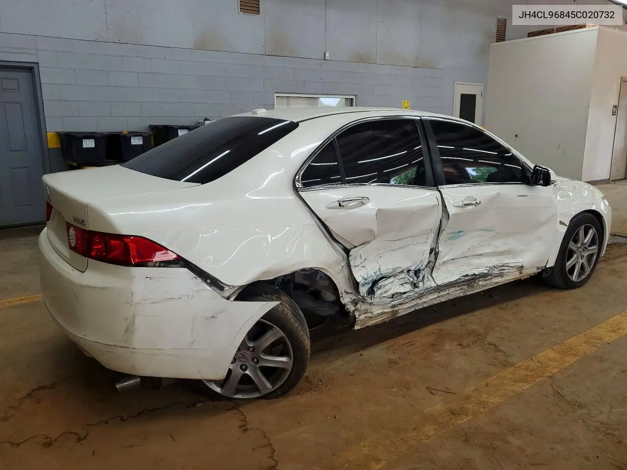 2005 Acura Tsx VIN: JH4CL96845C020732 Lot: 61861086