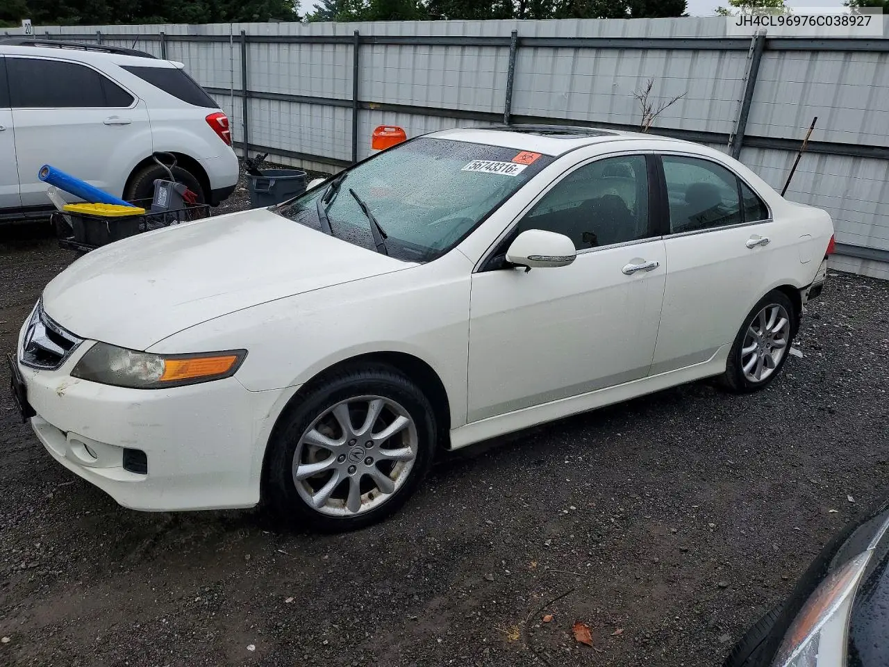 2006 Acura Tsx VIN: JH4CL96976C038927 Lot: 56743316