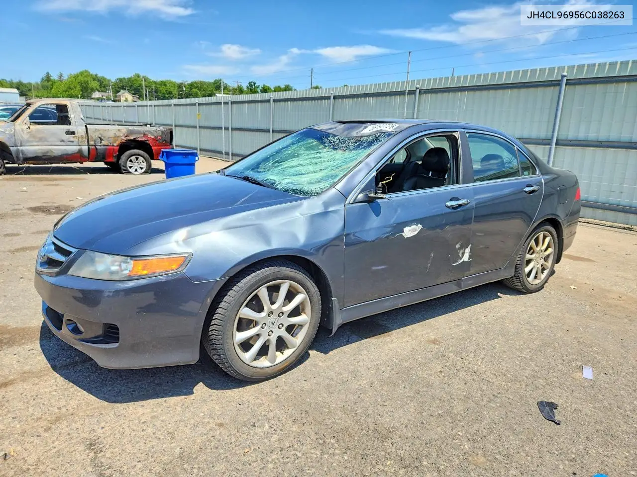 2006 Acura Tsx VIN: JH4CL96956C038263 Lot: 56793726