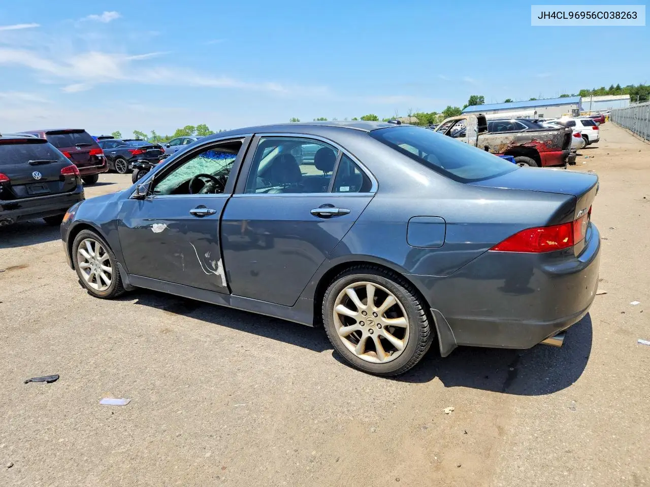 2006 Acura Tsx VIN: JH4CL96956C038263 Lot: 56793726