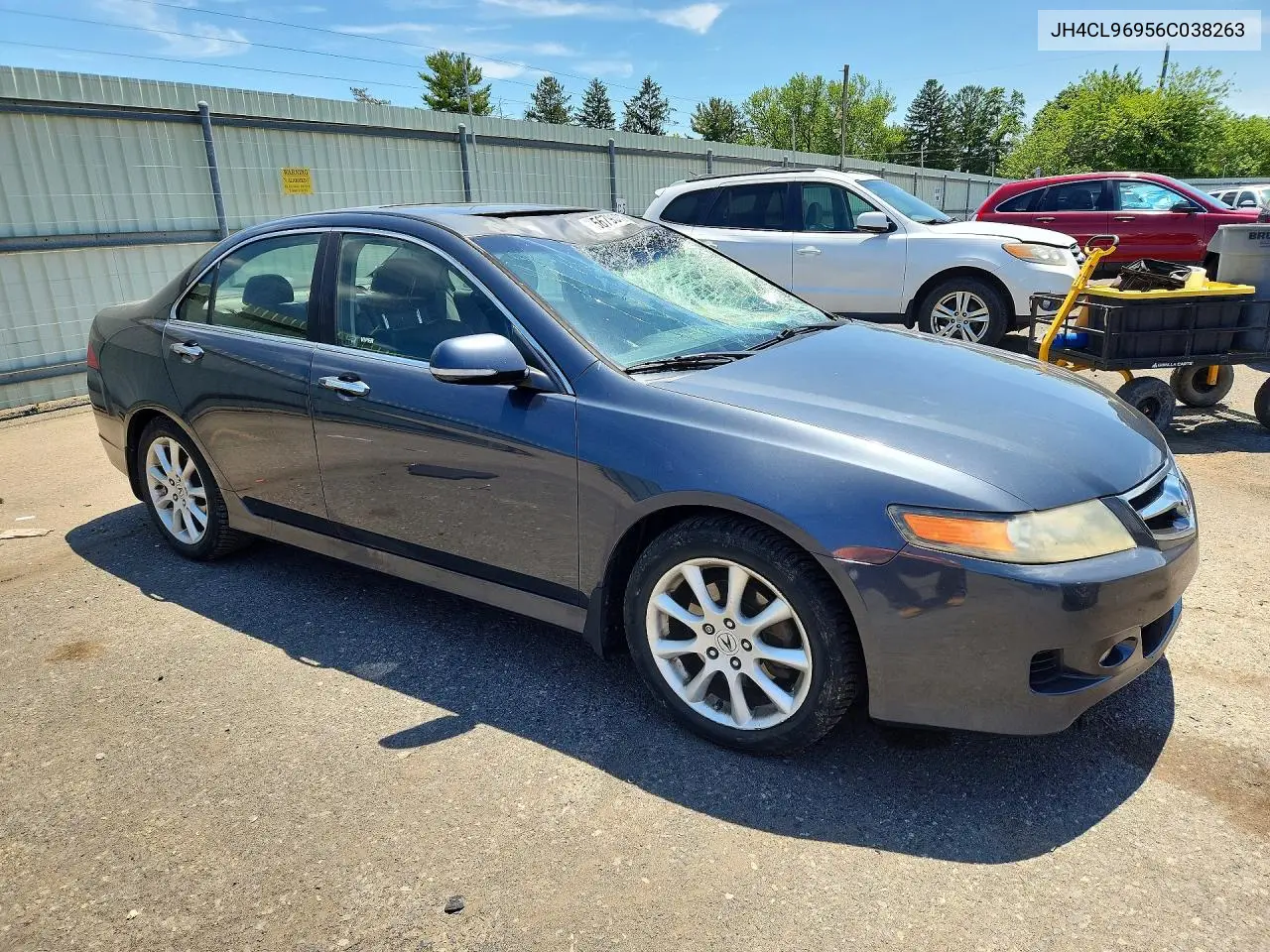 2006 Acura Tsx VIN: JH4CL96956C038263 Lot: 56793726